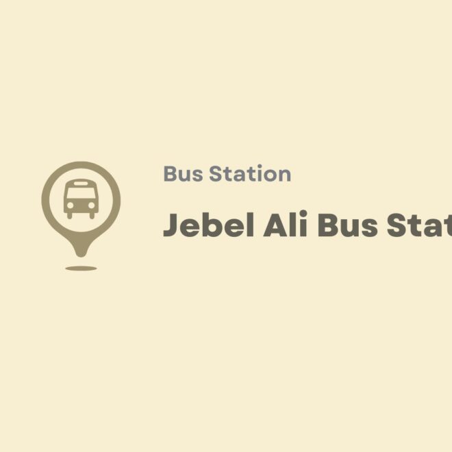 Jebel Ali Bus Station Bus Connections